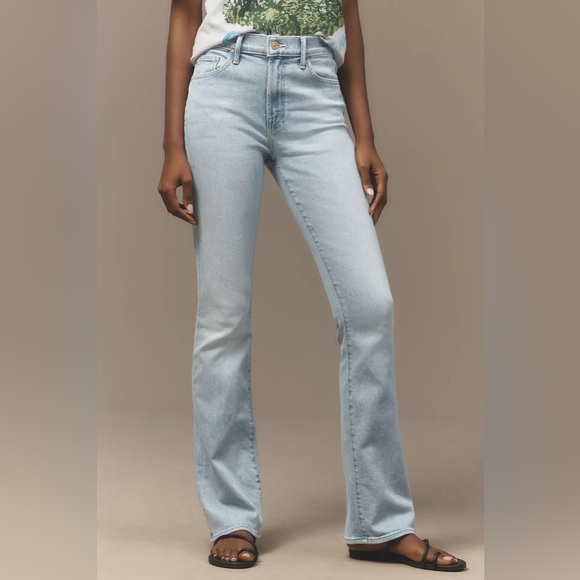 MOTHER Denim - MOTHER The Insider Sneak High-Rise Flare Jeans